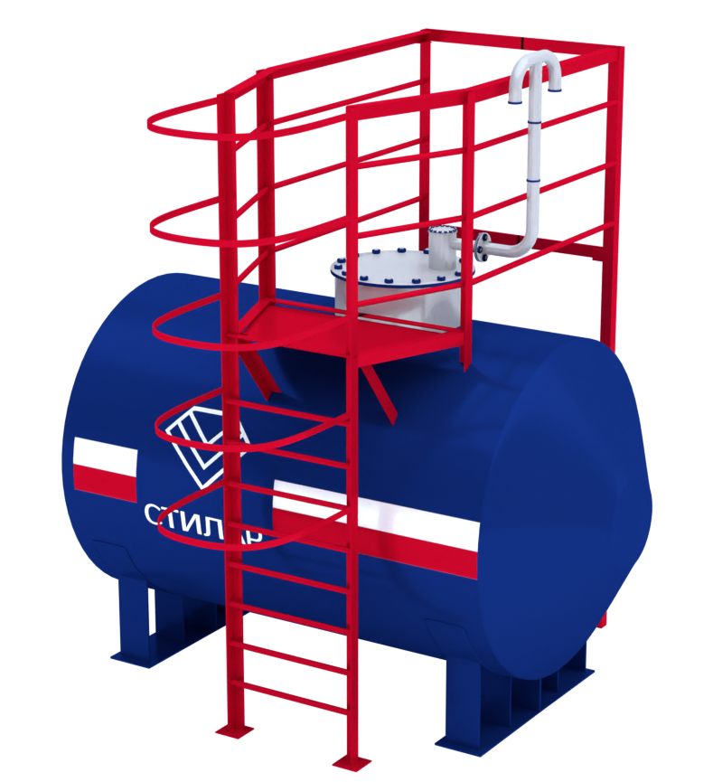 Горизонтальный резервуар РГСН для сточных вод 15 м³ от завода-производителя