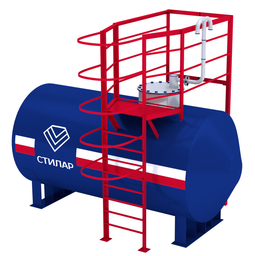 Горизонтальный резервуар РГСН для питьевой воды 40 м³ от завода-производителя